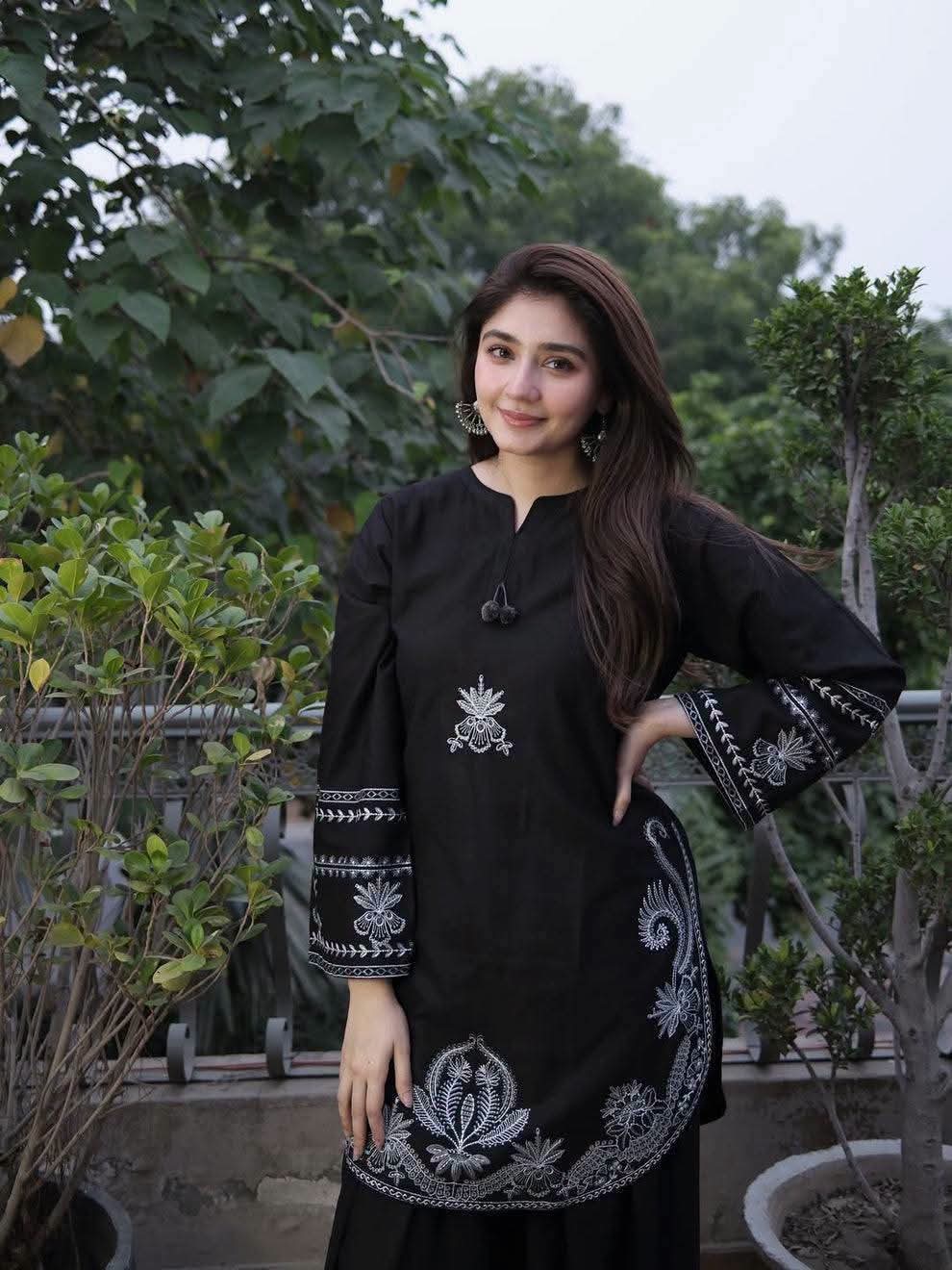 Premium black Cotton 3pis