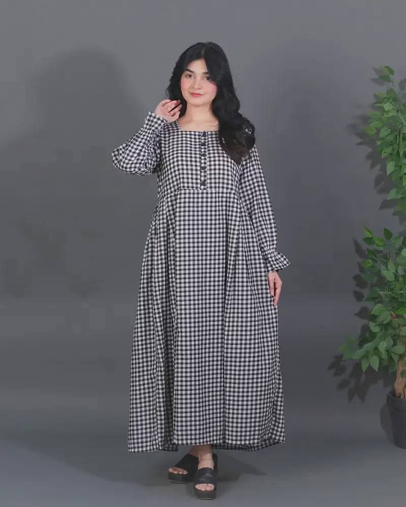 Cotton long frock 6