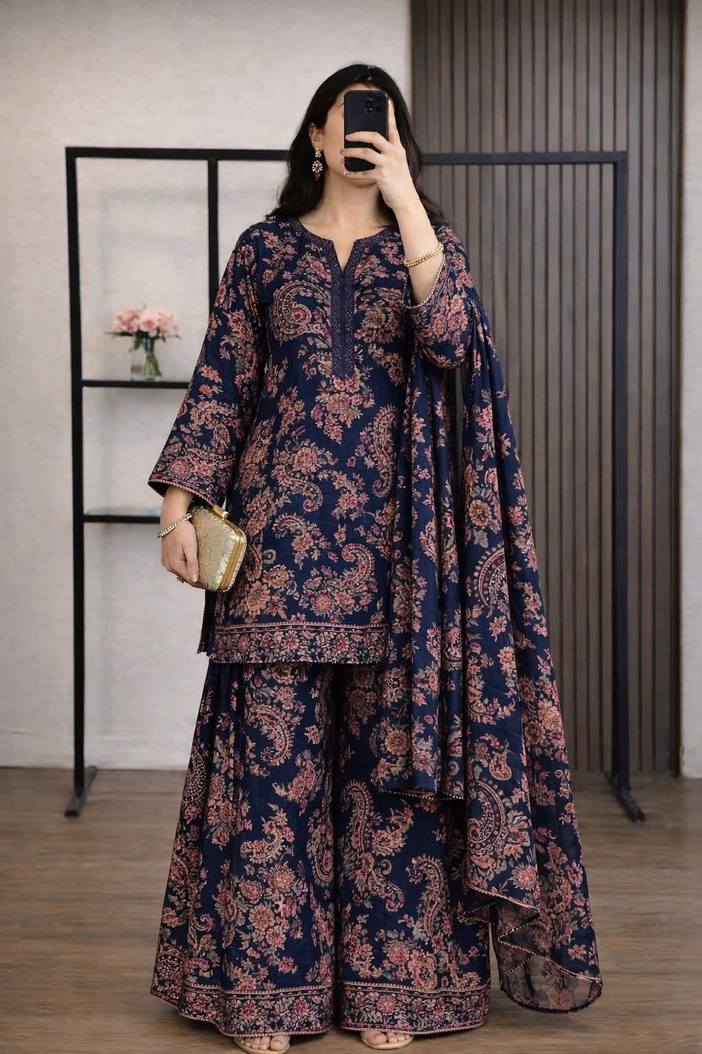 Digital Farshi salwar 3piece