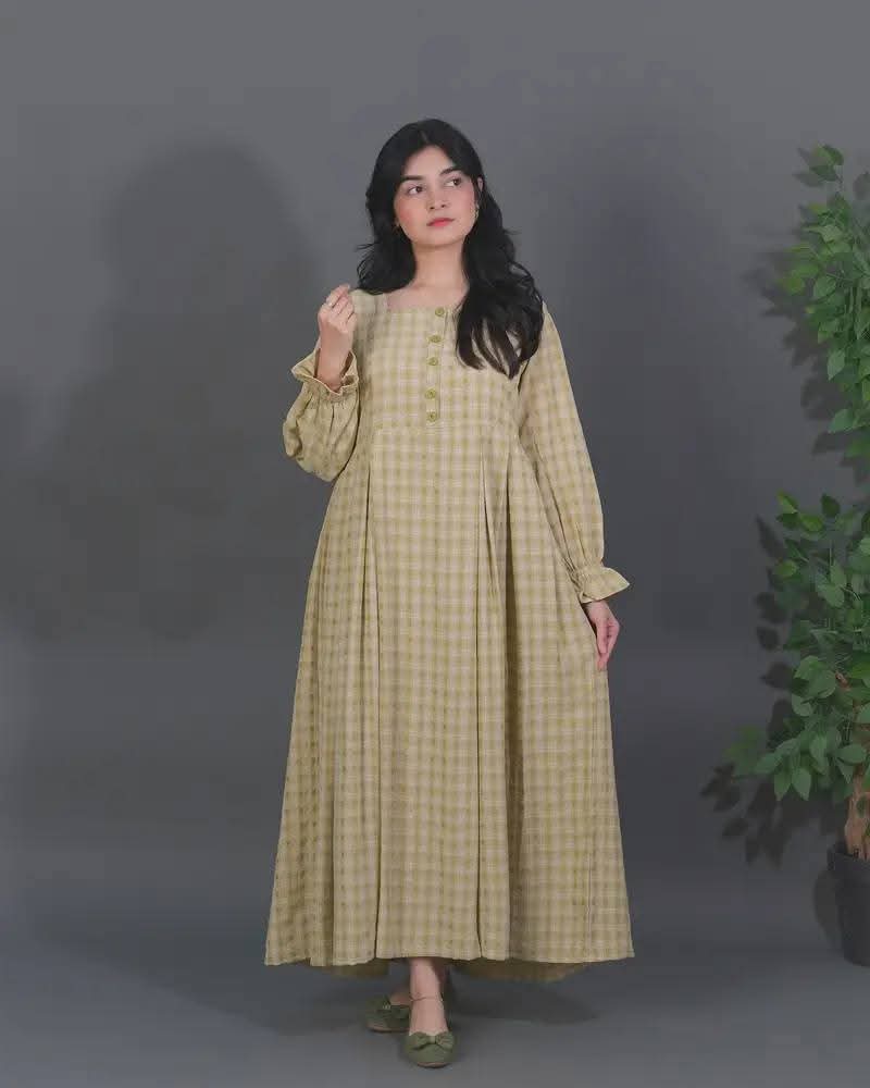 Cotton long frock 5