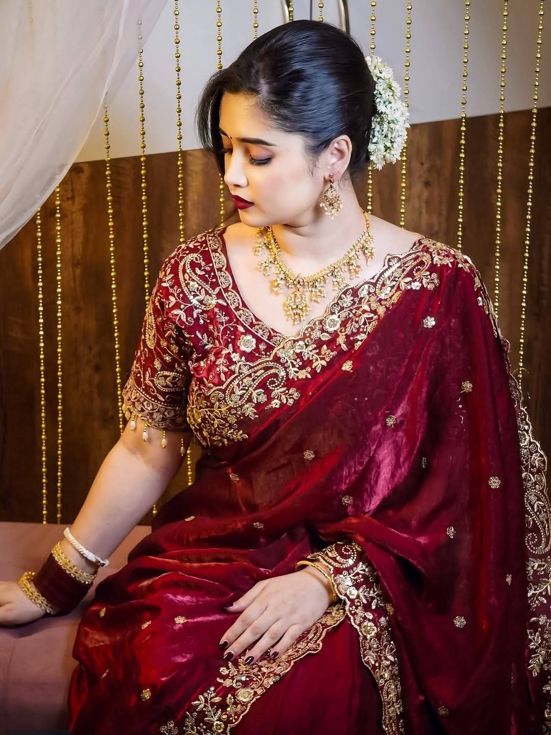 Viral saree stitch