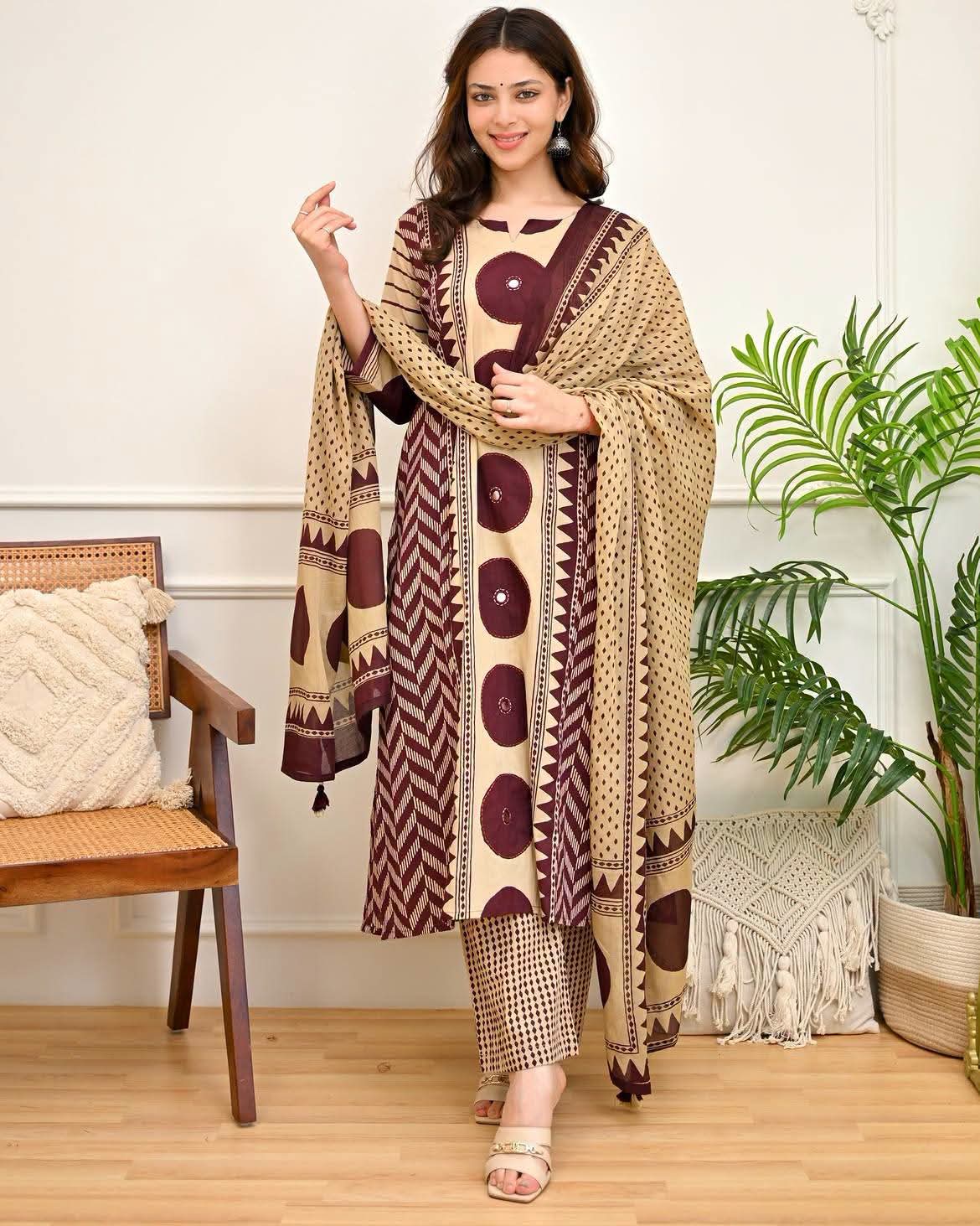 Premium cotton kurta set