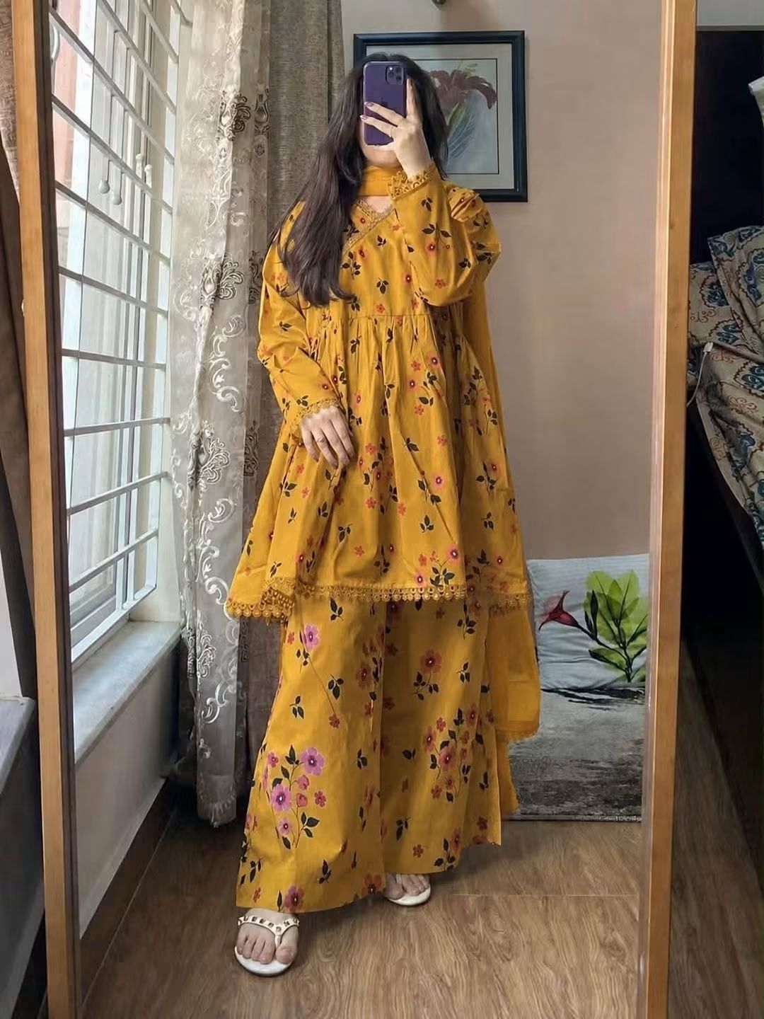 Premium mustard Farshi set