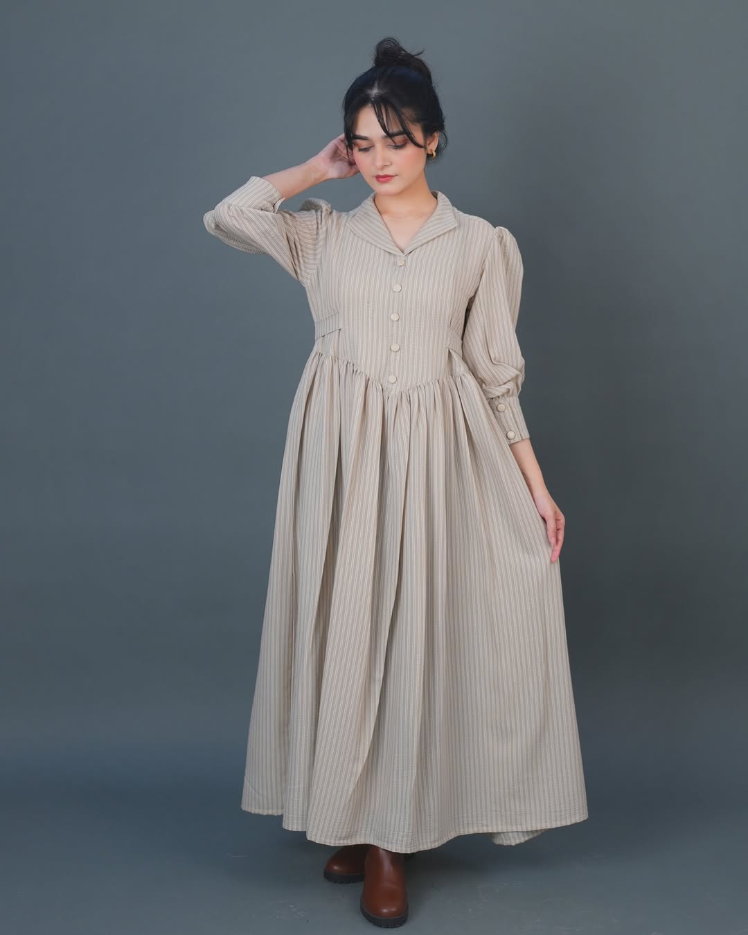 Premium cotton goun set